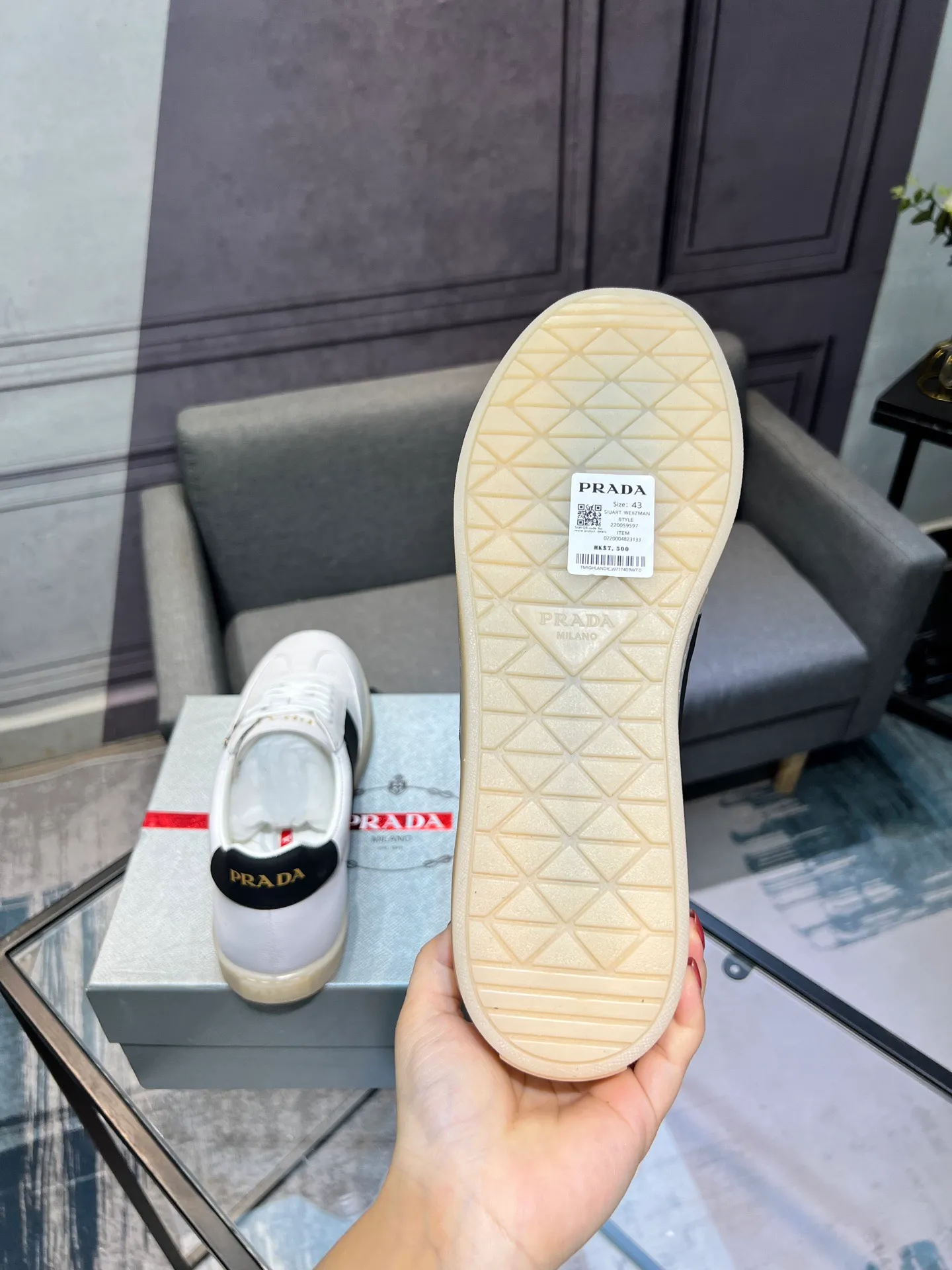 Men's shoes 💰540 [PRADA] Men's shoes are popular in the counter, official website synchronization, 1 high-quality shipment ✔️ Original frosted cowhide + cowhide lining, 1🆚1 replica, original sole, 38-45 (45 customized, non-refundable)